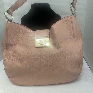 Kate Spade Greenwood Place Raya Pebbled Leather Shoulder Bag Warm Pink